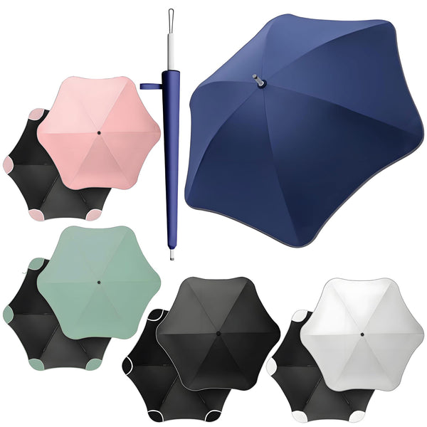 A2Z Women Walking Stick Umbrella Lightweight Fibreglass Frame Waterproof Canopy