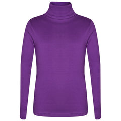 Kids Girls Polo Neck T Shirt Thick Cotton Turtleneck Jumper Long Sleeve Top 2-109