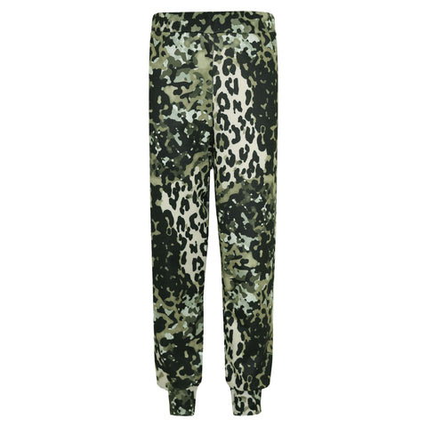Kids Tracksuit Girls Leopard Print Lounge Suit Bottom Joggers Leggings 2-13 Year