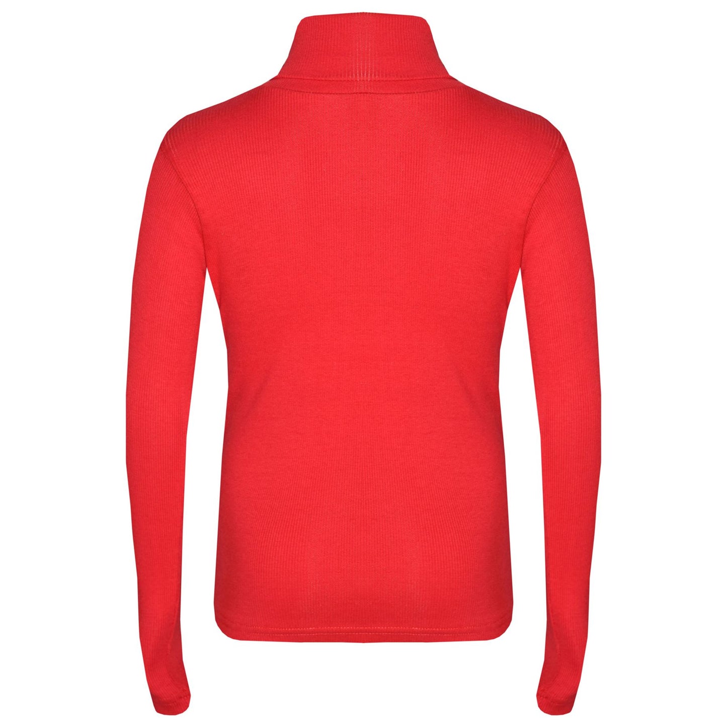 Kids Girls Polo Neck T Shirt Thick Cotton Turtleneck Jumper Long Sleeve Top 2-109