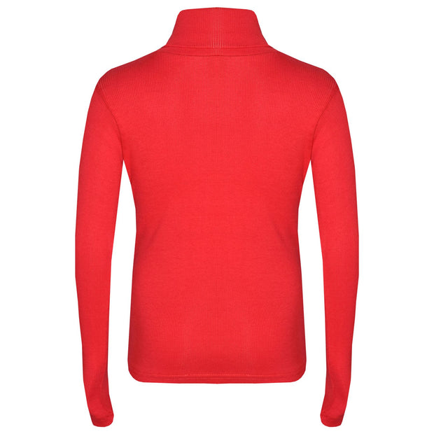 Kids Girls Polo Neck T Shirt Thick Cotton Turtleneck Jumper Long Sleeve Top 2-109