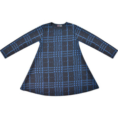 Kids Girls Swing Dress Long Sleeve Tartan Flared Party Summer Dresses 5-13 Yr