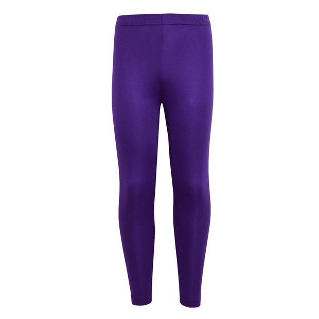 Gilrs Legging Kids Plain Color School Fashion Dance Leggings New Age 5-13 Years