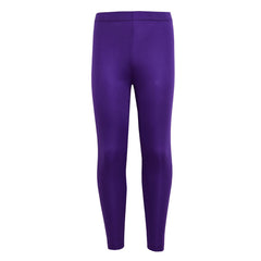 Gilrs Legging Kids Plain Color School Fashion Dance Leggings New Age 5-13 Years