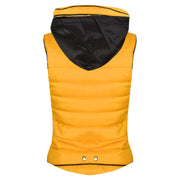 A2Z 4 Kids Kids Girls Boys Designer's Mustard Sleeveless Hooded Padded Quilted Puffer Bubble Gilet Bodywarmer Jackets New Age 5 6 7 8 9 10 11 12 13 Years