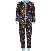 A2Z 4 Kids Onesie Girls Boys Splash Print Lounge Wear Sleepsuit All in One Jumpsuit Comfy Gift For Girls & Boys Age 5-6, 7-8, 9-10, 11-12 & 13 - A2Z 4 Kids