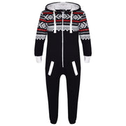 A2Z 4 Kids® Kids Fleece Onesie Girls Boys Aztec Snowflake Print All In One Jumsuit Playsuit Nightwear New Age 7 8 9 10 11 12 13 Years