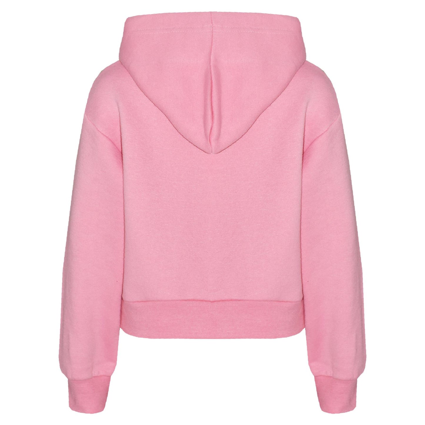 Kids Girls #Selfie Printed Hooded Crop Top & Bottom Jogging Suit