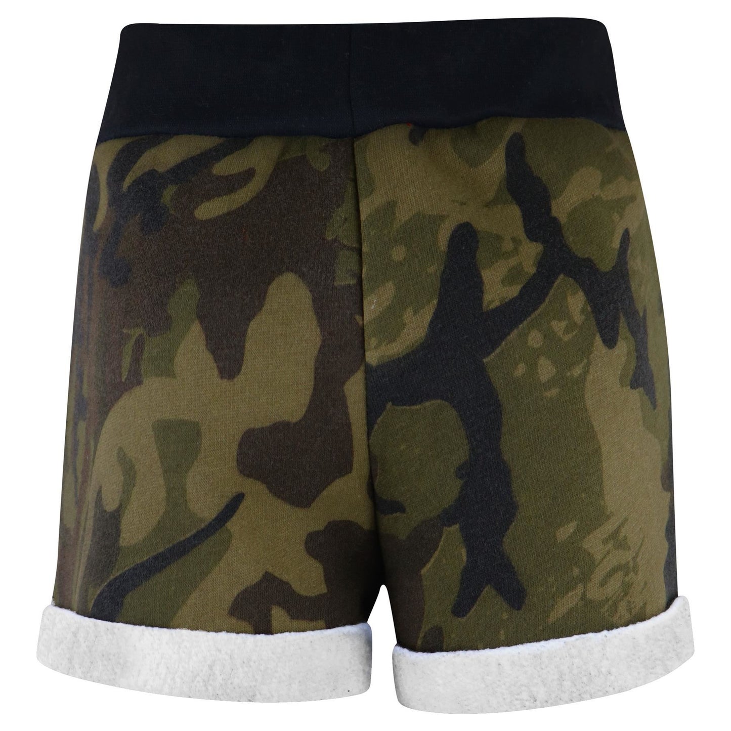 Kids Girls Shorts Fleece Camouflage Tartan Dance Gym Summer Hot Short Pants 5-13