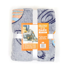 A2Z 4 Kids Girls Boys Blanket Space Glow in The Dark Throw Fluffy Planet Blanket
