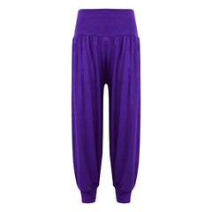 Kids Girls Ali Baba Style Plain Color Fashion Trendy Trouser 2-13 Years