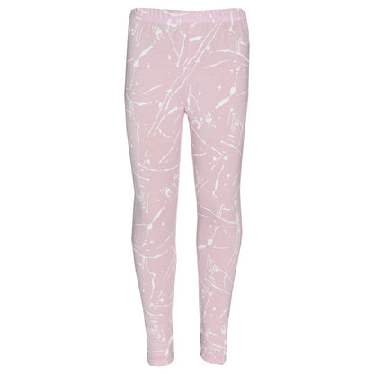 Girls Top Kids Splash Print Stylish Crop Top & Fashion Legging Set Age 7-13 Year
