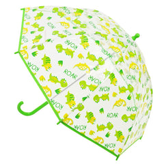 A2Z Kids POE Clear Dome Umbrella Wind and Rain Resistant Outdoor Travel Brolly
