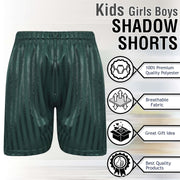 A2Z 4 Kids Shadow Stripe PE Shorts Pack of 2 Football Gym Shorts Age 2-13 Years