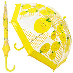 A2Z Kids POE Clear Dome Umbrella Wind and Rain Resistant Outdoor Travel Brolly