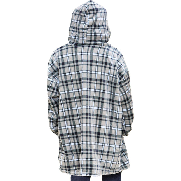 A2Z Unisex Mens Ladies Oversized Kangaroo Pocket Hooded Animal Wearable Blanket