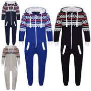 A2Z 4 Kids® Kids Fleece Onesie Girls Boys Aztec Snowflake Print All In One Jumsuit Playsuit Nightwear New Age 7 8 9 10 11 12 13 Years