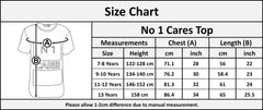 Girls Top Kids Designer's No 1 Cares Print Fashion T Shirt Tops Age 7-13 Years