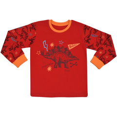 Kids Girls Boys Dinosaur Print Pyjamas Set - A2Z 4 Kids