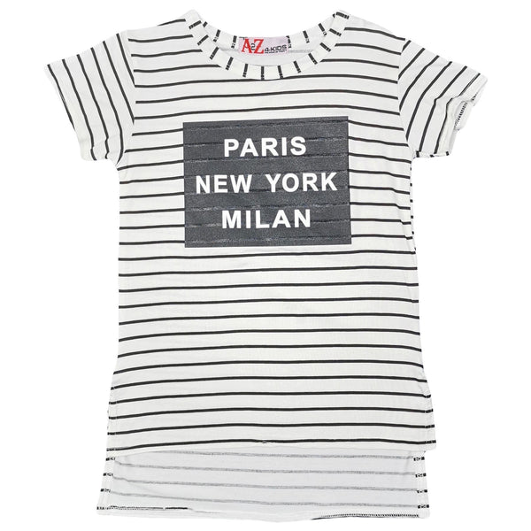 Kids Girls T-Shirt Soft Tank Top Tees Casual Tops Children New Age 7-13 Years