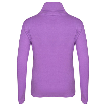 Kids Girls Polo Neck T Shirt Thick Cotton Turtleneck Jumper Long Sleeve Top 2-13