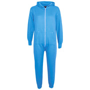 Kids Boys Girls Unisex Onesie Super Soft Fleece Hooded Zip Up Jumpsuit Loungewear Costume