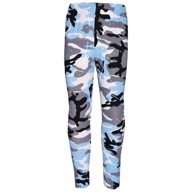 Kids Lounge Suit Girls Camouflage Splash Print Jogging Suit Tracksuit 7-13 Years