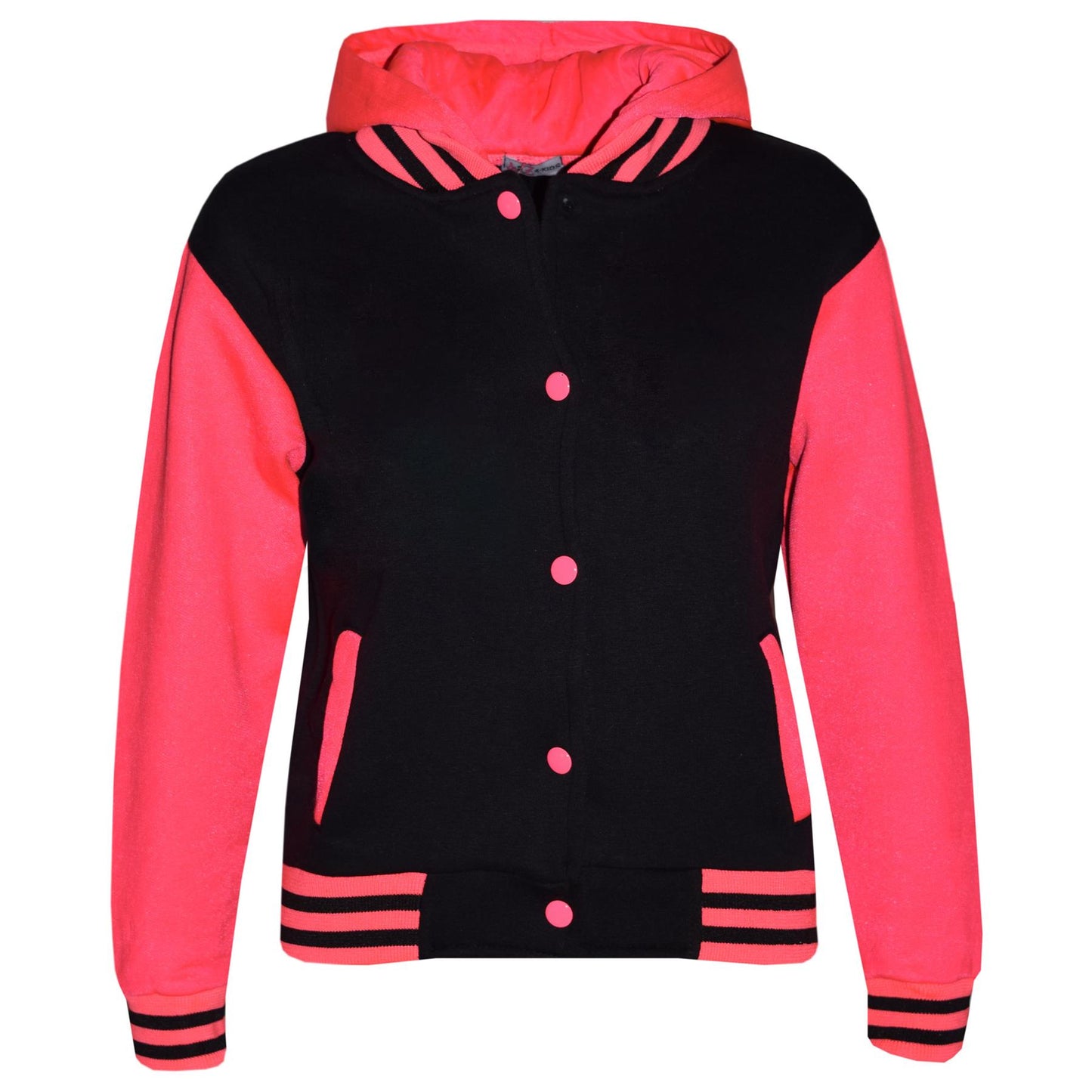 Girls Boys Tracksuit Kids Baseball Top Bottoms Jogging Suit Unisex Outfit 5-13Yr