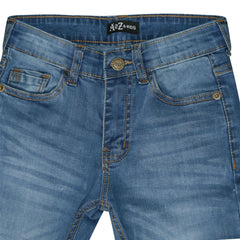 Kids Faded Denim Jeans Comfort Stretch Trousers Pants Boys Age 5-13 Years