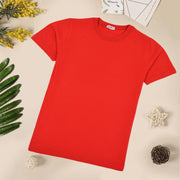 Boys Plain Soft Feel Summer T Shirt Top