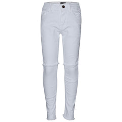 Kids Girls Stretchy Jeans Ripped Denim Pants Trousers Jeggings Age 3-14 Years