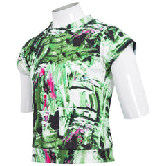 A2Z 4 Kids Girls Tie Dye Crop Top Short Sleeves Trendy Girls Tank Top 7-13 Years