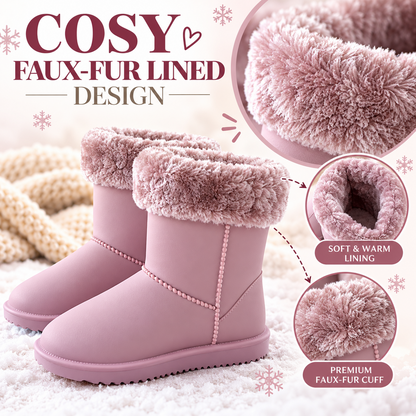 A2Z 4 KIDS Girls Ladies Faux Fur Lined Warm Winter Boots Waterproof Non Slip