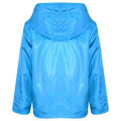 Girls Boys Raincoats Jackets Kids Waterproof Hooded Cagoule Age 5-13 Years