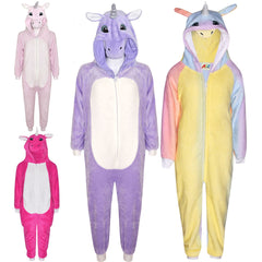 Kids A2Z Onesie One Piece Unicorn Pyjamas Costume For Girls Age 2-13