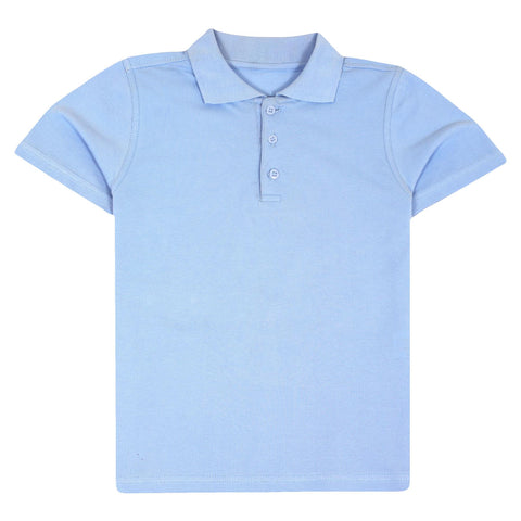 Kids Boys T Shirts Plain Polo Summer Fashion Soft Feel Tank Top & Tees 3-13 Year