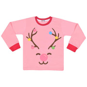 A2Z 4 Kids Girls Boys Christmas Pyjamas Children PJs 2 Piece Festive Set Lounge Suit Children Unisex Top Bottom Pyjamas Christmas Reindeer Loungewear Dress Up Outfit Gifts for Children Girls & Boys