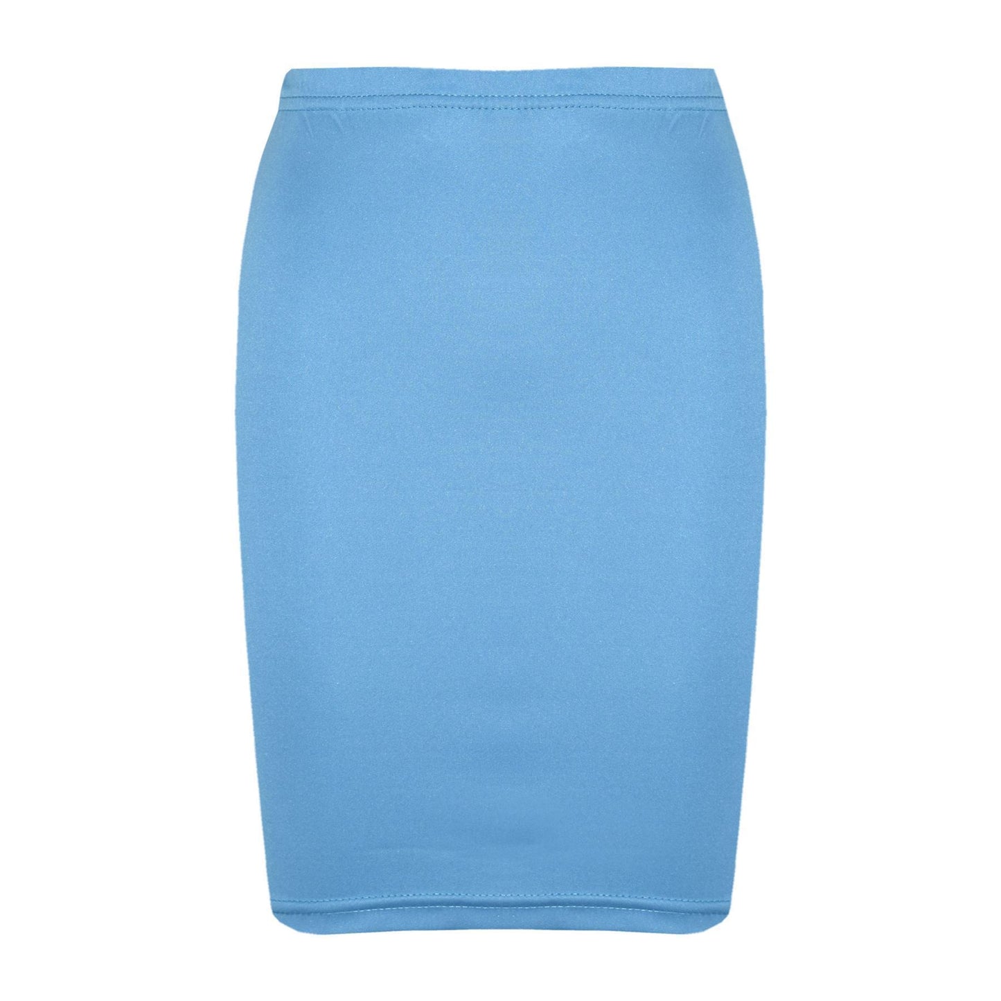 Kids Girls Plain Pencil Skirt Trendy Summer Clothing Sets Age 5-13 Years