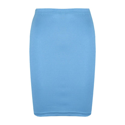 Kids Girls Plain Pencil Skirt Trendy Summer Clothing Sets Age 5-13 Years