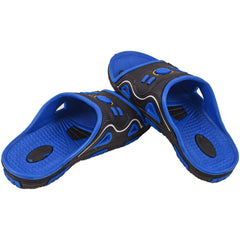 Mens Open Toe Sliders Slip On Beach Sandals Anti-Slip Pool Slides House Slippers