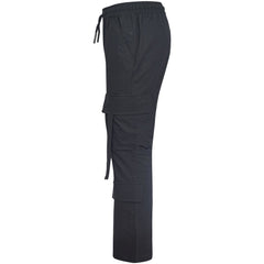 Kids Girls Cargo Trousers Elasticated Waist Comfortable Joggers Activewear Pants
