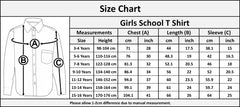 Kids Girls T Shirts Plain School Uniform Shirt Long Sleeves Soft Tank Top & Tees