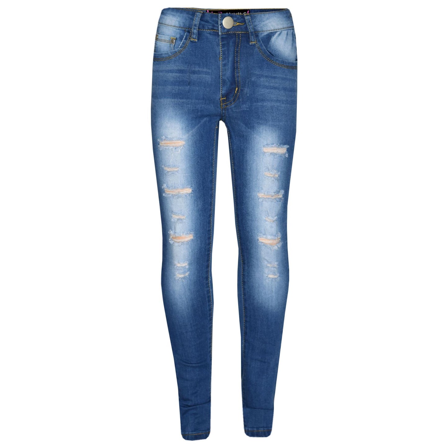 A2Z 4 Kids Girls Jeans Lightweight Ripped Comfort Stretchable Jeans Age 3-14 Years