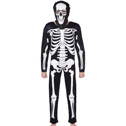Kids Girls Boys Skeleton Halloween A2Z Onesie One Piece Glow In The Dark Pyjamas