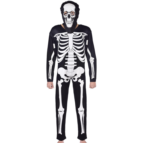 Kids Girls Boys Skeleton Halloween A2Z Onesie One Piece Glow In The Dark Pyjamas