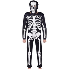 Kids Girls Boys Skeleton Halloween A2Z Onesie One Piece Glow In The Dark Pyjamas