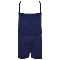 Kids Girls Plain Color Playsuit Trendy Summer All In One Jumpsuit New Age 5-13 Y
