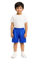 Kids Girls Boys Shadow Stripe PE Shorts Sports Football Gym School Short 2-13