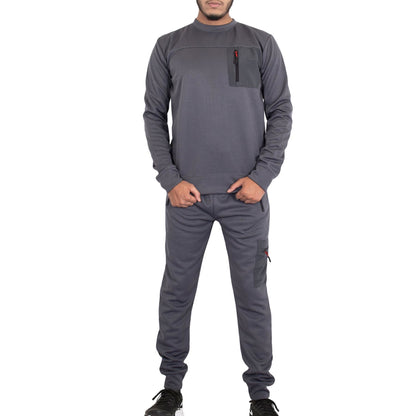 Mens Plain Tracksuit Sweatpants Casual Gents Gym Exercise Adults Fashion Outfit