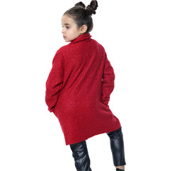 Kids Sherpa Coat Fleece Jacket Wool Girls Designer Teddy Jacket Age 5-13 yrs